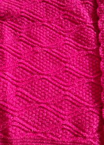 hand knit woolen Stylish Pink  Cardiga