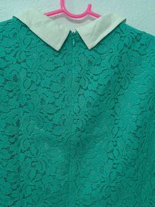 Premium Lace Peter Pan Collar Dress