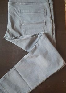 Grey denim jeans