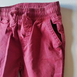 Blush Coloured Cotton Pants