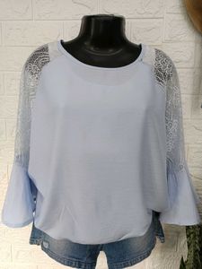 Imported Lace Bell Sleeves Top