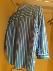 Striped Blue Top