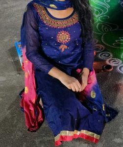 Beautiful Mirror Work Salwar Suit Set