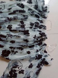 Floral Mesh Top
