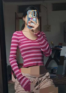 Long Sleeve Crop Top