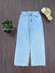 Wide Leg Denim Jeans
