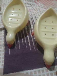 Vintage Duck Soap Dishes
