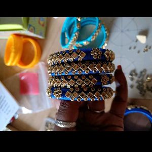 silk thread bangles 10bangles