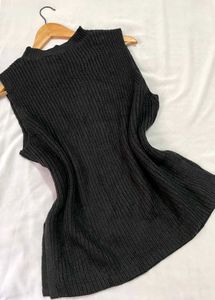 Vero Moda Black Knit Vest Top B