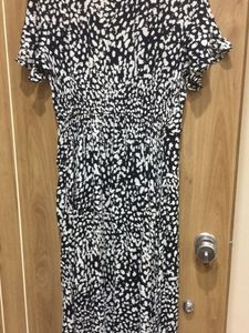 Printed Midi Dress