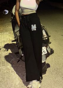 Black Flared Trouser