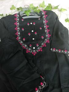 Black Kurta Set