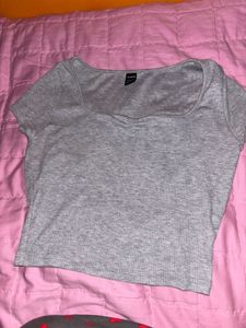 Shein Grey Top