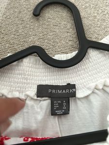 Embroidered Off-Shoulder Top