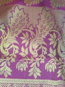 Elegant Blue &amp; Pink Saree