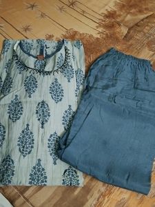 Long Kurta Pant Set