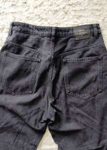 High Waist Black Denim Jeans