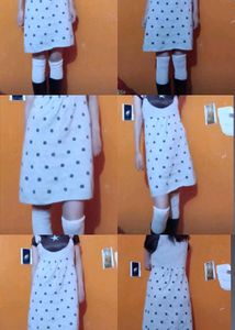 Polka Dot Pinafore Dress