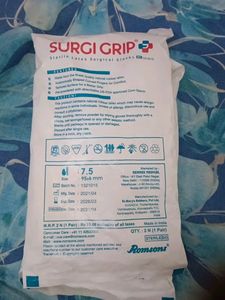 Surgi Grip Sterlite Latex Surgical Gloves 2 Pairs