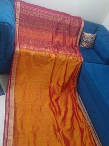 Bomkai Sambalpuri Pure Silk Saree