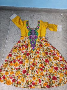 Floral Print Kurta