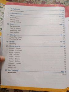 Class 1 Maths Book