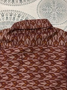 Patterned Short Sleeve Mens Shirt