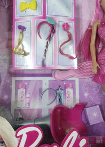 Barbie Doll As Salon Stylist 🤩😍✨💄✂️😻💇🏼💃🏼