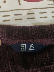 Plum Velvet Top