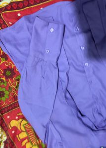 Tokyo Talkies Purple Casual Shirt For Women