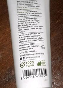 Plum Green Tea Pore-cleansing Face Wash