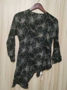 Janasya Floral Print Top For Women&#39;s