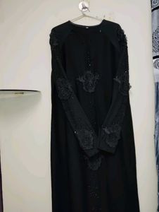 Arabic Style Black Abaya From Dubai