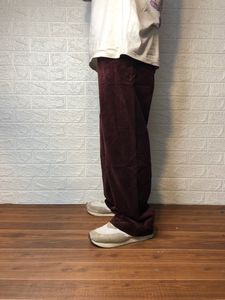 Maroon Straight Fit Jean