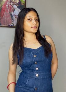 Denim Bodycon Short Middi Dress