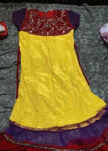 Embroidered Indian Dress