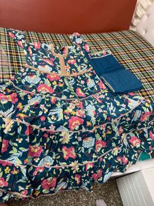 Floral Print Kurta with duppatta and bottom