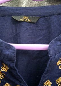 Navy Blue Kurti