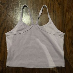 Cute Lavender Crop Top