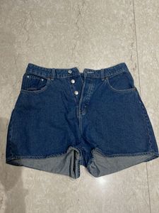 H&M Vintage Denim Button Fly Shorts