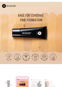 Sugar Rage For Coverage 24 Hour Faundation