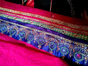 Rose Colour Saree
