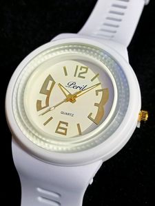 Peril Beautiful White Watch For Girls