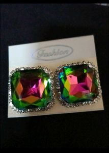 Rainbow Gemstone Earrings