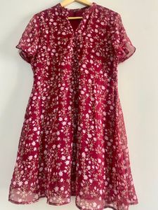 Floral fit & flare Dress