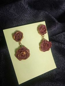 Rose Drop Earrings