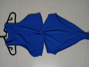 Zara L Size Bodysuit Blue 2-Piece Type Set