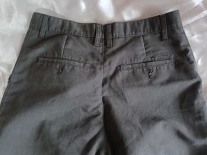Versatile Grey Casual Trousers Unisex