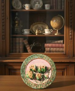 Vintage Floral Plate