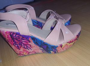 Pink Printed Wedges 4.5"